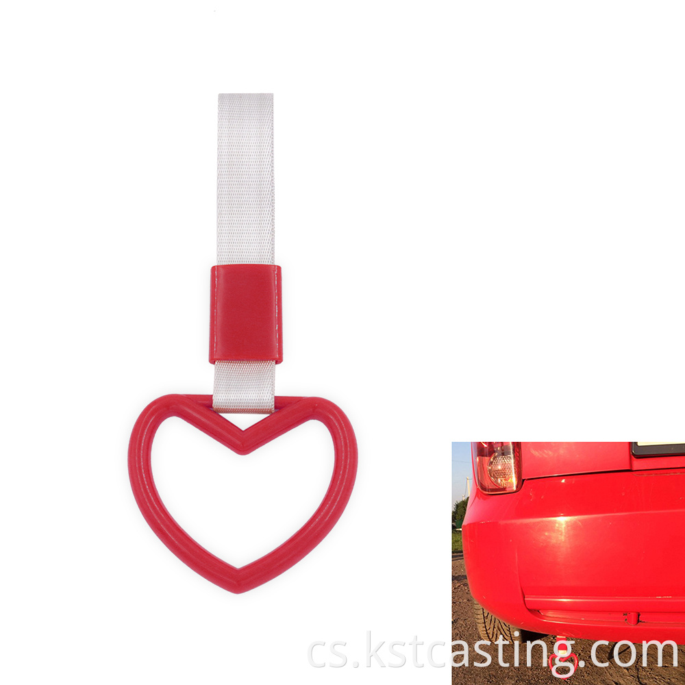 Heart-shaped Subway Train Bus Handle Hand Strap Drift Charm